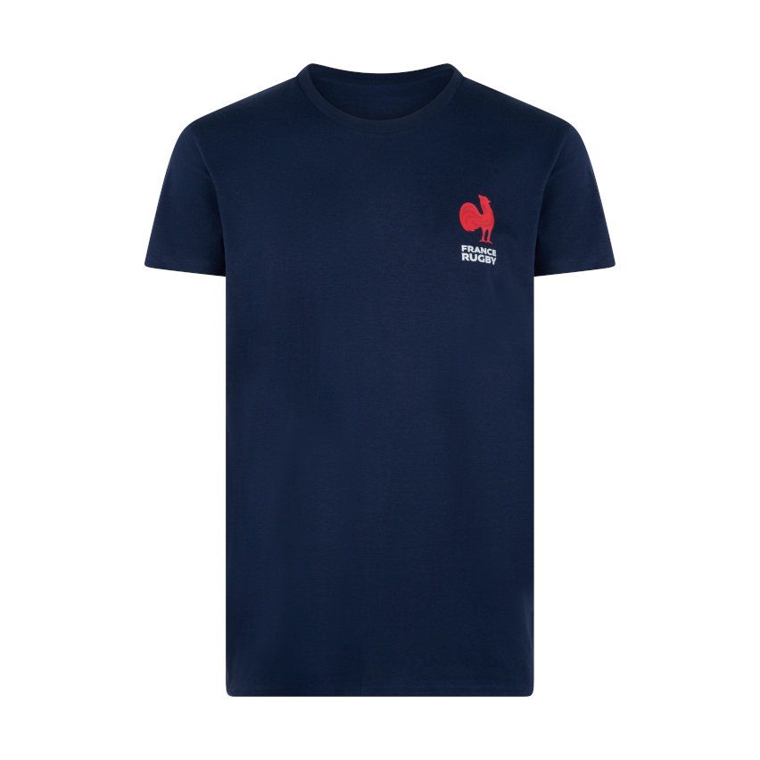 T Shirt Rugby Enfant France Bleu FFR