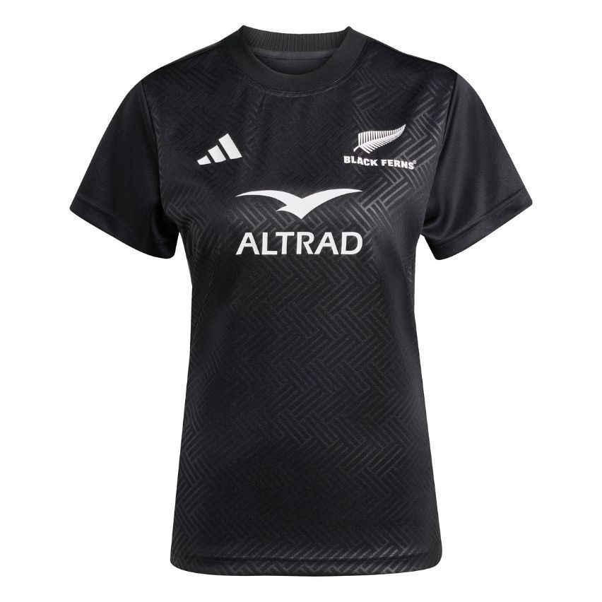 T-shirt Rugby Femme Black Ferns Supporter Coupe du Monde 2025/2026 - Adidas