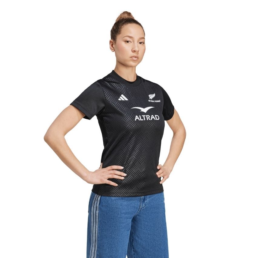 T-shirt Rugby Femme Black Ferns Supporter Coupe du Monde 2025/2026 - Adidas