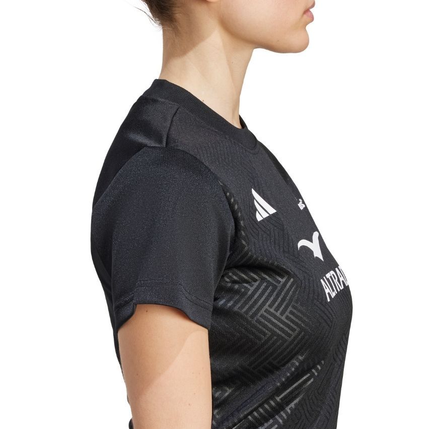 T-shirt Rugby Femme Black Ferns Supporter Coupe du Monde 2025/2026 - Adidas