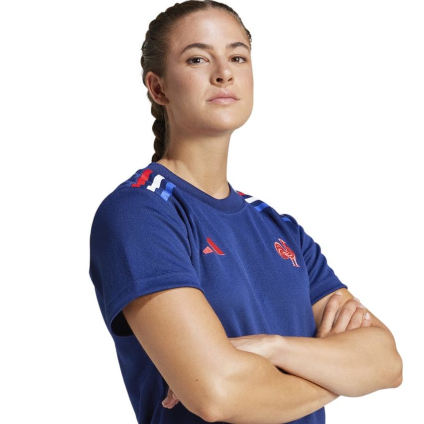 T-Shirt Rugby Femme Supporter France - Adidas