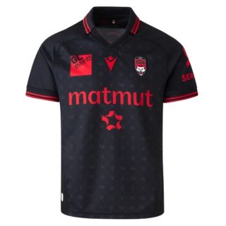Maillot rugby LOU Lyon domicile 2026-2027 Macron noir adulte