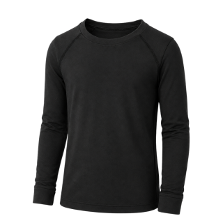 Sous-maillot thermique rugby enfant manches longues noir