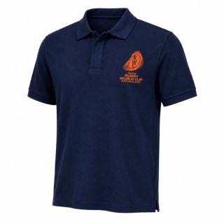 Polo Logo Bleu Navy Rugby Coupe du Monde Australie 2027