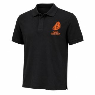 Polo Logo Noir Rugby Coupe du Monde Australie 2027