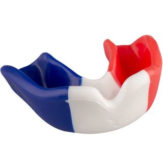 Prot&egrave;ge-dents Rugby Enfant Drapeau France Tricolore - Jusqu'&agrave; 10 ans - Gilbert