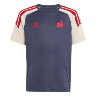 Maillot rugby France Performance Enfant Adidas Shadow Navy