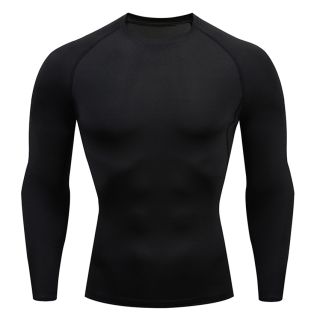 Sous Maillot Thermique Rugby Enfant Manches Longues Noir - Boutique-Rugby.com