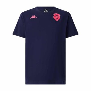 T-shirt Rugby LA84 Banda Stade Fran&ccedil;ais Bleu 2025/2026 - Kappa