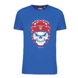 Tシャツ・カットソー COVERNAT Rugby Round T-Shirt Blue ラグビーラウンドネックTシャツ Blue - Covernat | 60% - アジア