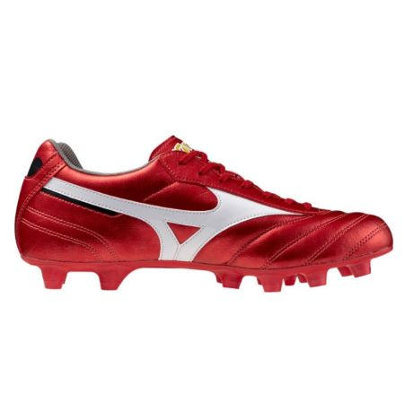 Chaussures Rugby Morelia II Club MD Crampons Moulés Terrain Sec Rouge - Mizuno
