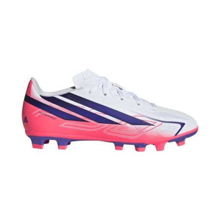 Chaussures Rugby Adidas F50 Hyperfast Club FG Enfant Blanc