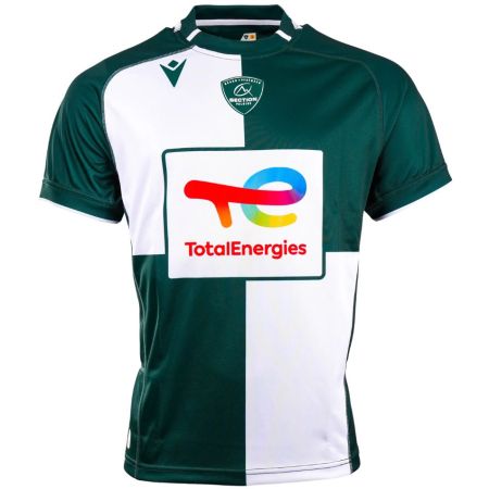 Maillot rugby Section Paloise domicile 2026/2027 Macron vert blanc adulte face