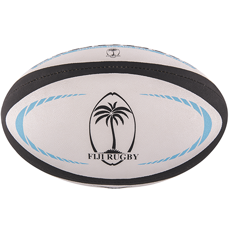 Ballon Rugby Replica Fidji Taille 5 - Gilbert