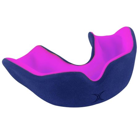 Protège Dents Rugby Enfant XBrace Dual Density Marine/Rose - Gilbert