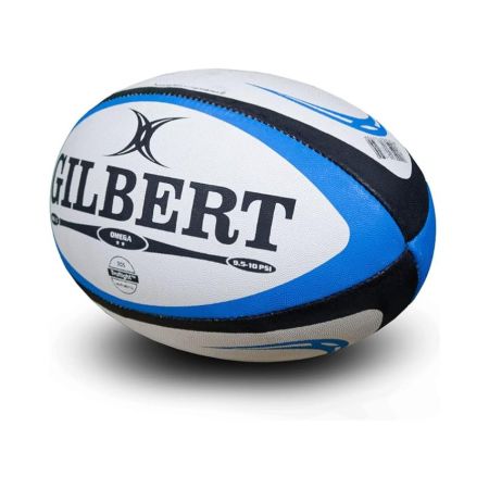 Ballon Rugby Omega Bleu Noir T3 - Gilbert

