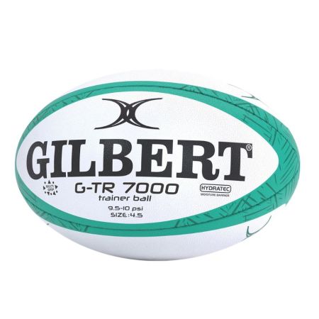 Ballon rugby entraînement Gilbert G-TR7000 vert taille 4.5