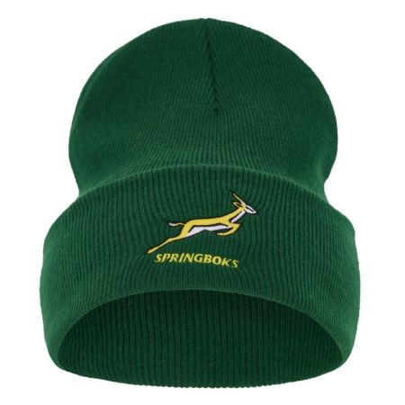 Bonnet Nike Peak Springboks vert avec logo brodé vue face