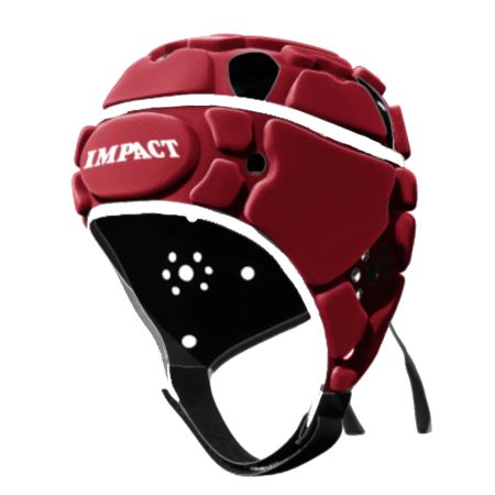 Casque Rugby Rouge - ImpactRugby
