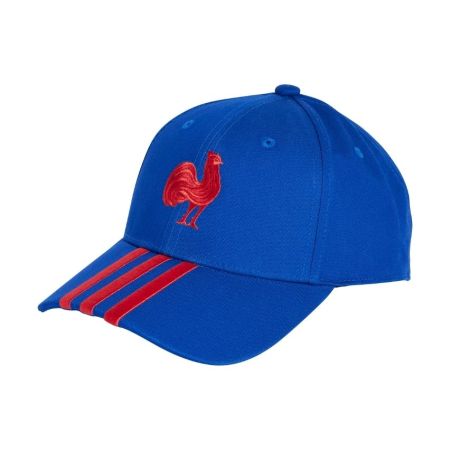 Casquette Rugby France 3 bandes Bleu - Adidas