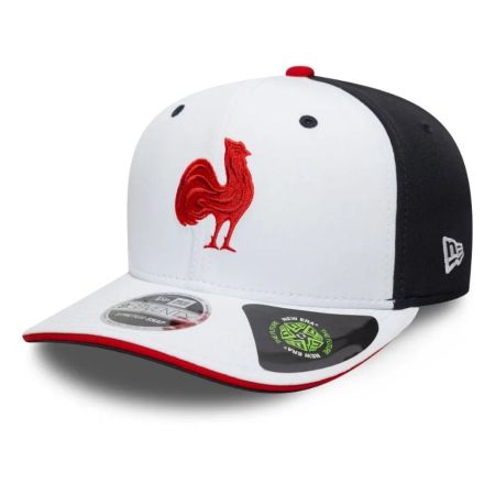 Casquette Rugby France 9Seventy Stretch Snap Blanc - New Era