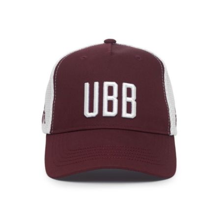 Casquette rugby UBB Bordeaux blanche coton Kappa logo brodé