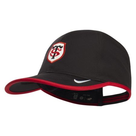 Casquette Nike Featherlight Stade Toulousain noire logo brodé rouge