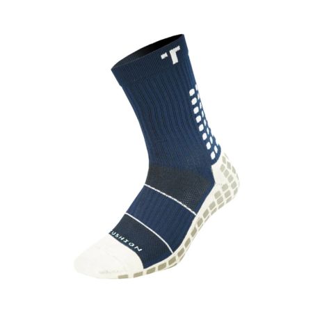 Chaussettes Rugby Anti-dérapantes Mi-mollet Rembourré Bleu marine - Trusox