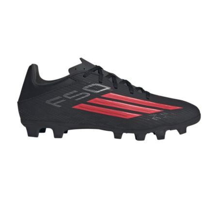 Chaussures Rugby F50 Club Crampons Moulés Terrain souple/Multi-surfaces Noir/Rouge - Adidas