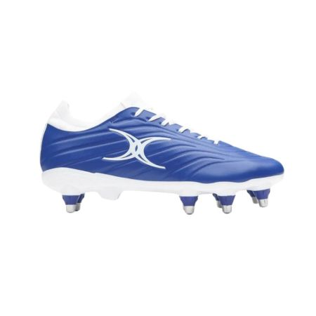 Chaussures rugby Icon Power X 8S crampons vissés bleu - Gilbert