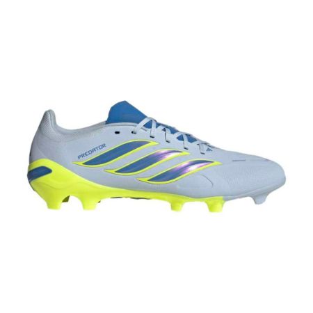 Chaussures Rugby PREDATOR LEAGUE FG Crampons Moulés Terrain Sec Bleu Ciel - Adidas