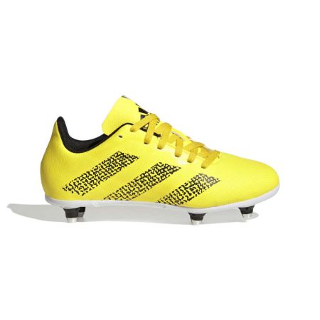 Chaussures Rugby Junior (SG) Jaune Vissées Terrain Gras – Adidas