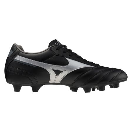 Chaussures Rugby Morelia II Club Crampons Moulés Terrain Sec Noir - Mizuno