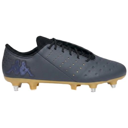 Chaussures rugby Kappa Gyra Elite SG grises jaunes semelle crampons SG