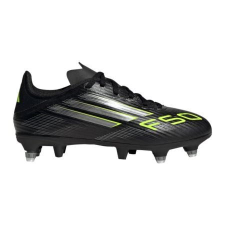 Chaussures Rugby Enfant F50 League Hybrides SG adidas noir