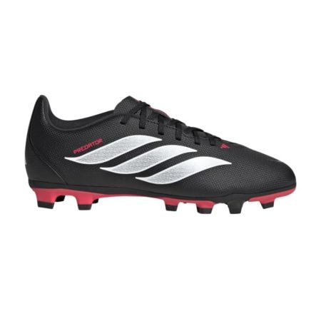 Chaussures Rugby Enfant Predator Club Moulées Noir/Rouge - Adidas