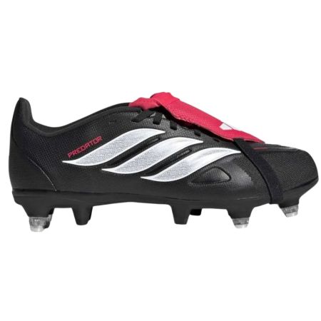 Chaussures Rugby Enfant Predator League Fold-Over Tongue noir - Adidas