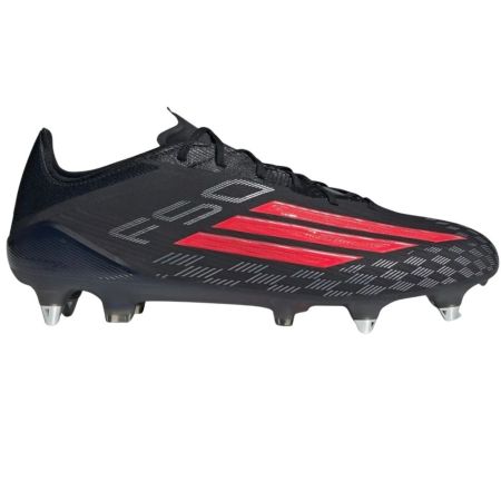 Chaussures Rugby Hybrides F50 Elite SG Immortal DNA - Noir/Lucid Red - Adidas