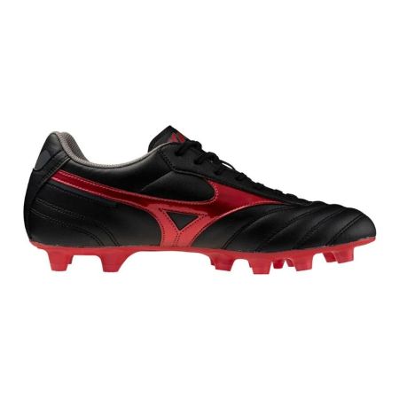 Chaussures Rugby MORELIA II Club Moulées Mizuno noir rouge