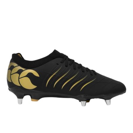 Chaussures Rugby PHOENIX 2.0 PRO SG Crampons Hybrides Terrain Gras Noir - Canterbury