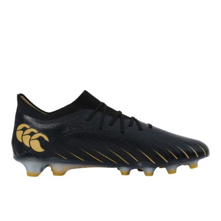 Chaussures Rugby Speed Infinite Elite Rugby Moulées Terrain Sec Noir et Or - Canterbury