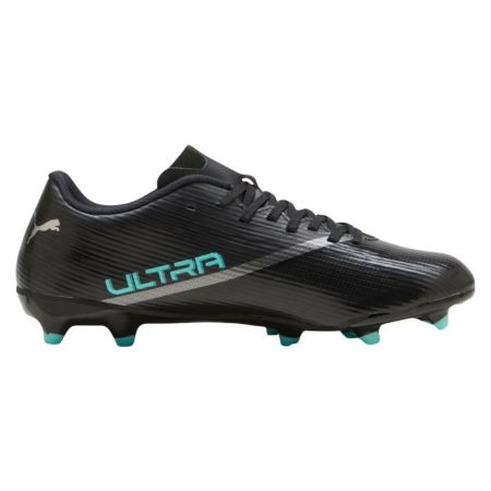 Crampon rugby Puma Ultra 7 Play noir mint profil latéral tige mesh