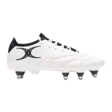 Crampon rugby Gilbert Speedster 6S bleu vue semelle hybride TPU