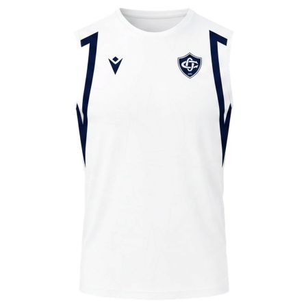 Débardeur rugby Castres Olympique blanc entraînement 2026-2027