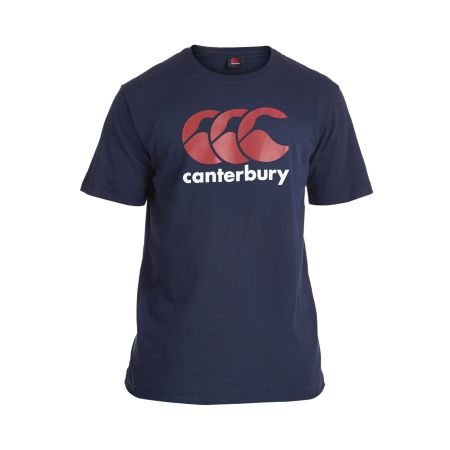 T-shirt Rugby Homme Logo Navy - Canterbury