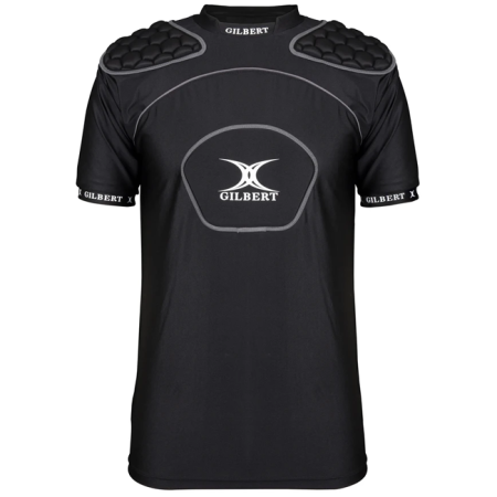 Epaulière Rugby Atomic V3 Noir/Charbon - Gilbert