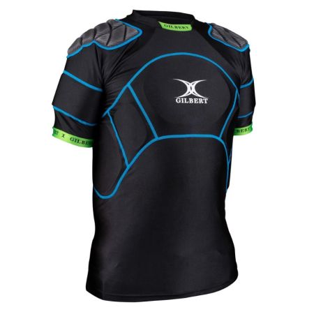 Épaulière rugby Gilbert XP 500 enfant polyester recyclé panneaux moulés 3D