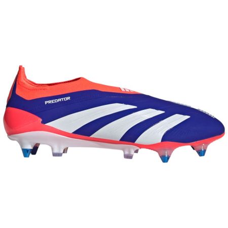 Chaussures Rugby Predator Élite SG Sans Lacets Crampons Hybrides Tout Terrain Bleu - Adidas