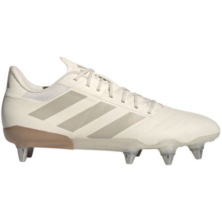 Chaussures Rugby KAKARI RS (SG) Crampons Vissés Terrain Gras Blanc cassé - Adidas 