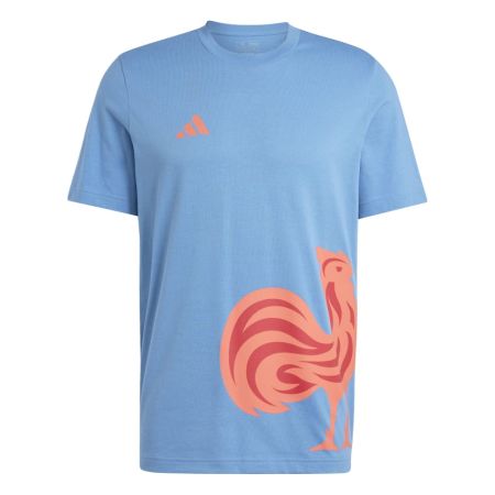 T-shirt Rugby France Graphic Bleu ciel - Adidas